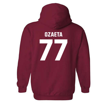 Oklahoma - NCAA Football : Heath Ozaeta - Classic Shersey Hooded Sweatshirt-1