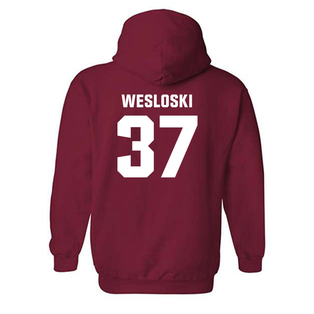 Oklahoma - NCAA Baseball : Nick Wesloski - Classic Shersey Hooded Sweatshirt-1