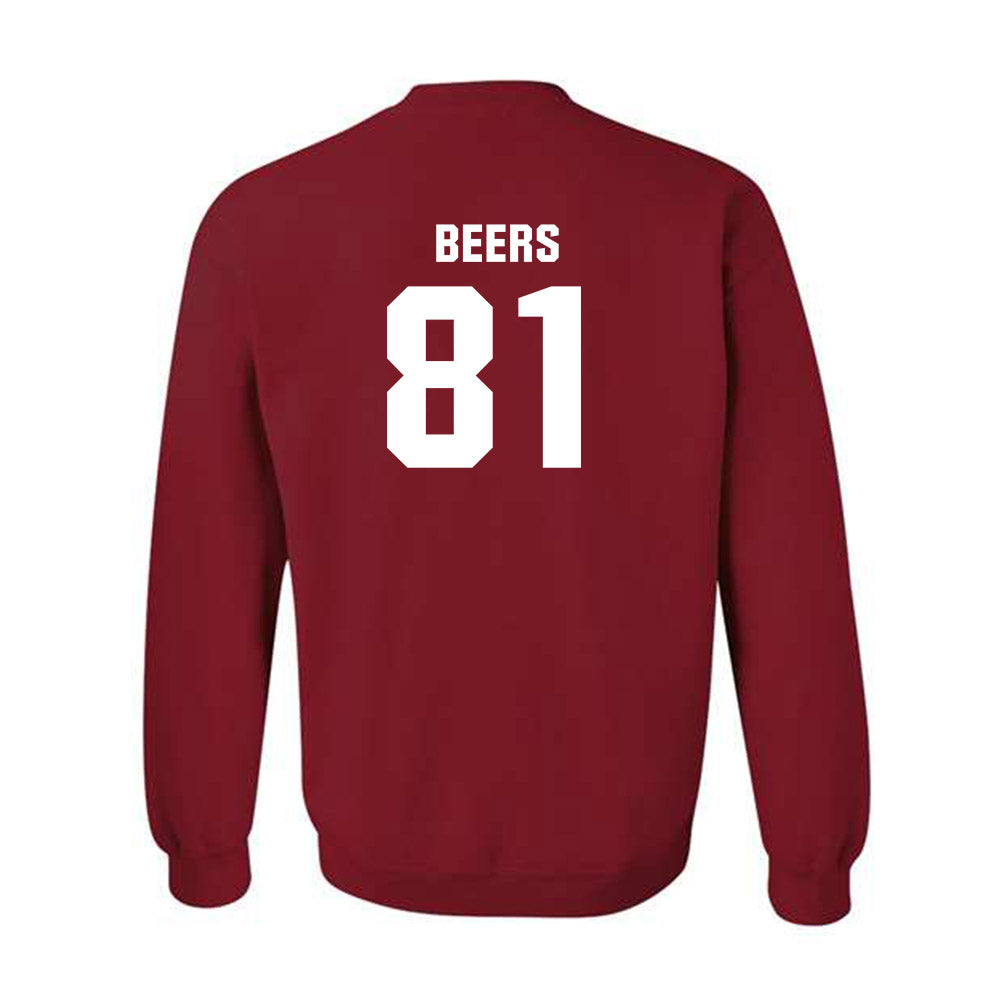 Oklahoma - NCAA Football : Rocky Beers - Classic Shersey Crewneck Sweatshirt-1