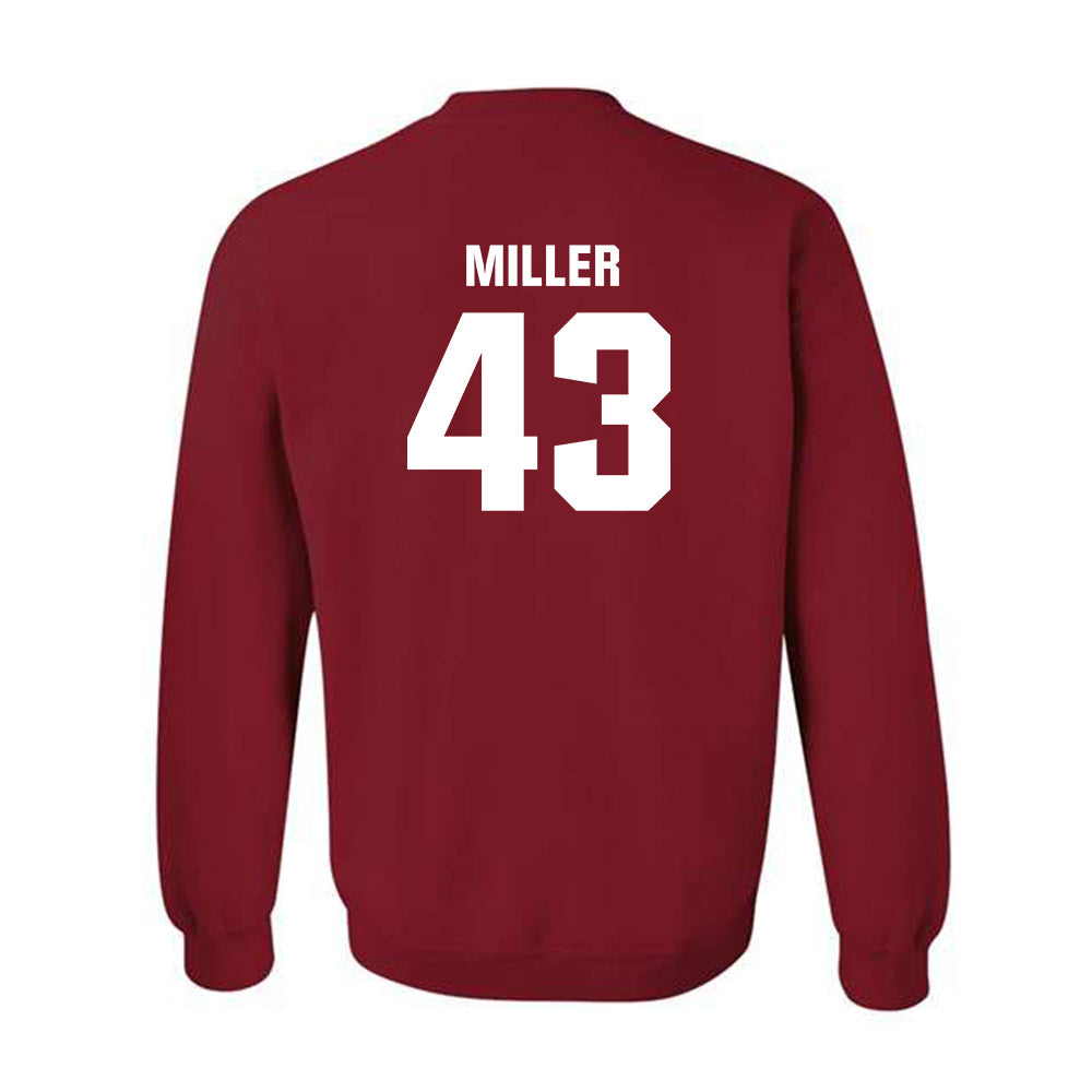 Oklahoma - NCAA Football : Grayson Miller - Classic Shersey Crewneck Sweatshirt-1