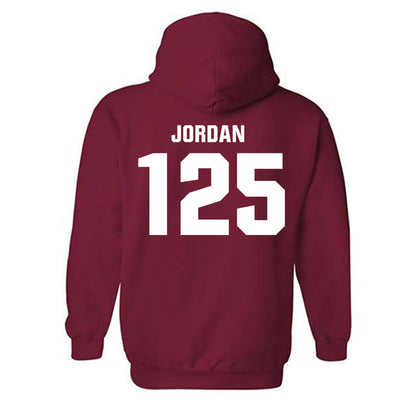 Oklahoma - NCAA Wrestling : Beric Jordan - Classic Shersey Hooded Sweatshirt-1