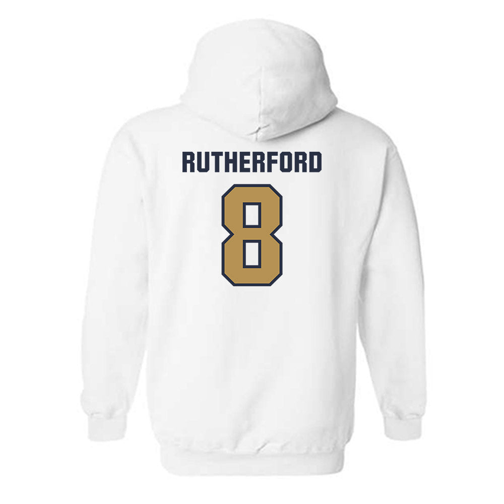 Georgia Tech - NCAA Football : Malik Rutherford - Classic Shersey Hooded Sweatshirt-1