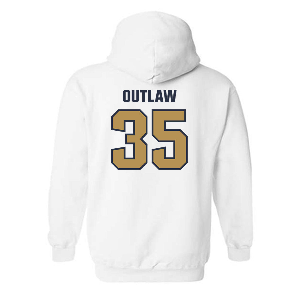 Georgia Tech - NCAA Football : Braylon Outlaw - Classic Shersey Hooded Sweatshirt-1