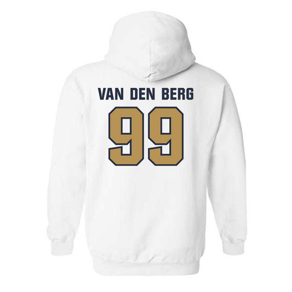 Georgia Tech - NCAA Football : Jordan van den Berg - Classic Shersey Hooded Sweatshirt-1