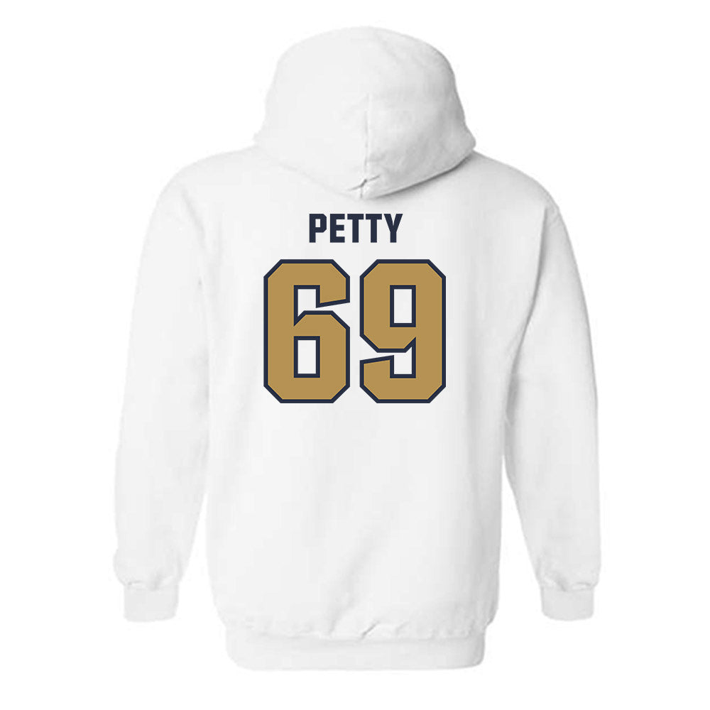 Georgia Tech - NCAA Football : Josh Petty - Classic Shersey Hooded Sweatshirt-1