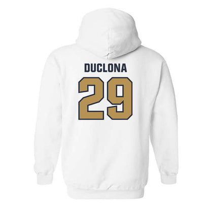Georgia Tech - NCAA Football : Jonas Duclona - Classic Shersey Hooded Sweatshirt-1