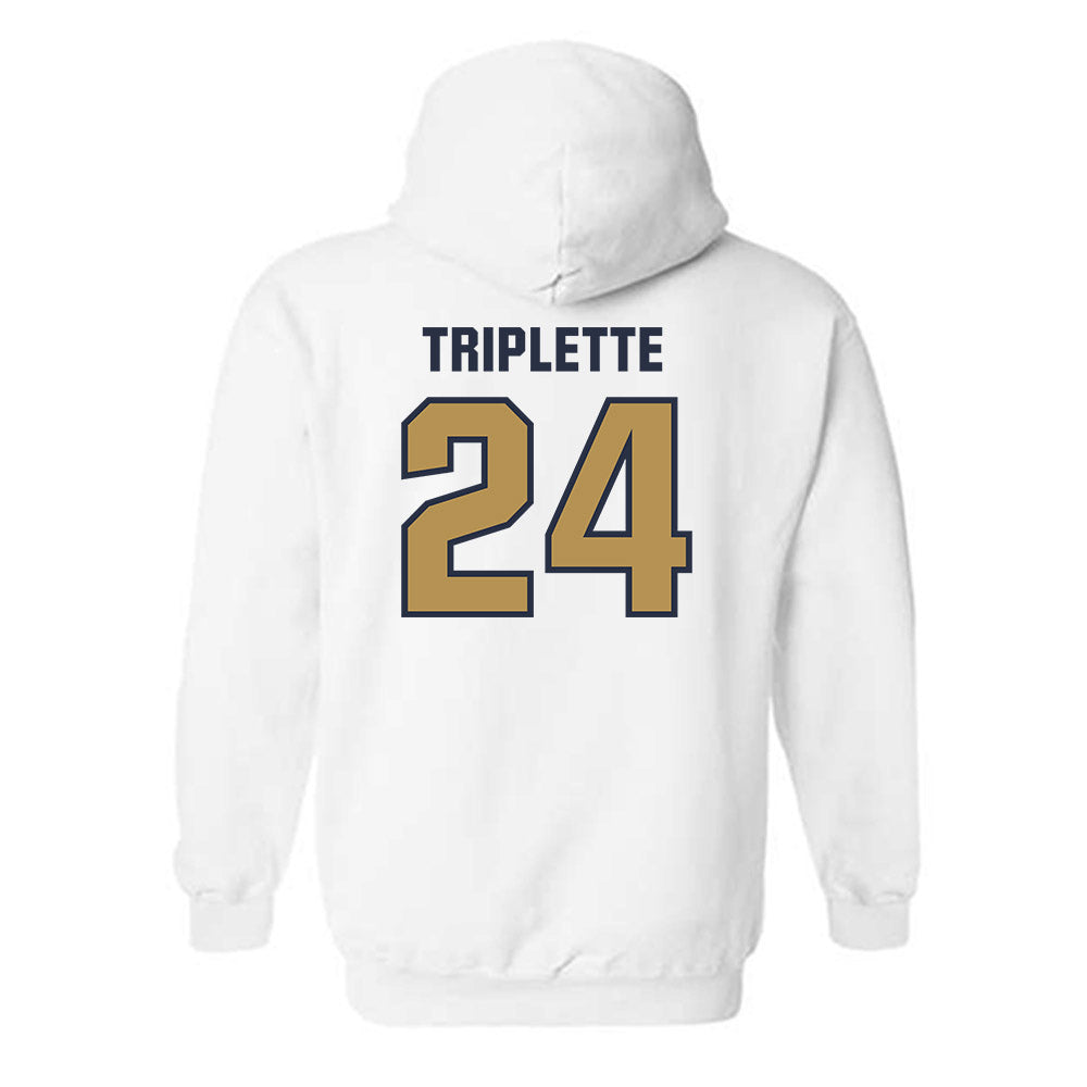 Georgia Tech - NCAA Football : Ronald Triplette - Classic Shersey Hooded Sweatshirt-1