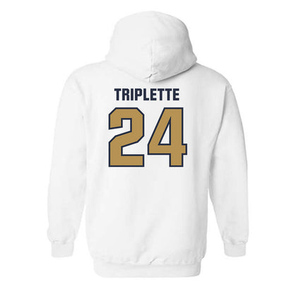 Georgia Tech - NCAA Football : Ronald Triplette - Classic Shersey Hooded Sweatshirt-1
