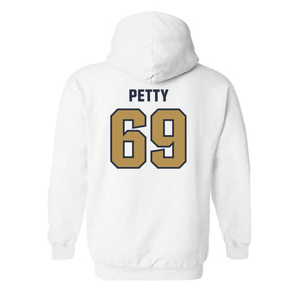 Georgia Tech - NCAA Football : Josh Petty - Classic Shersey Hooded Sweatshirt-1