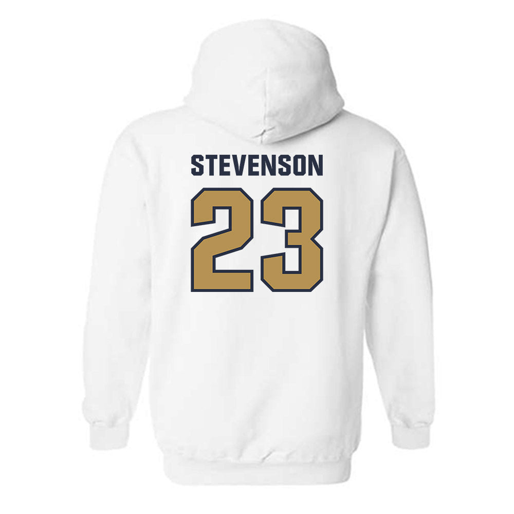 Georgia Tech - NCAA Football : Traeviss Stevenson - Classic Shersey Hooded Sweatshirt-1