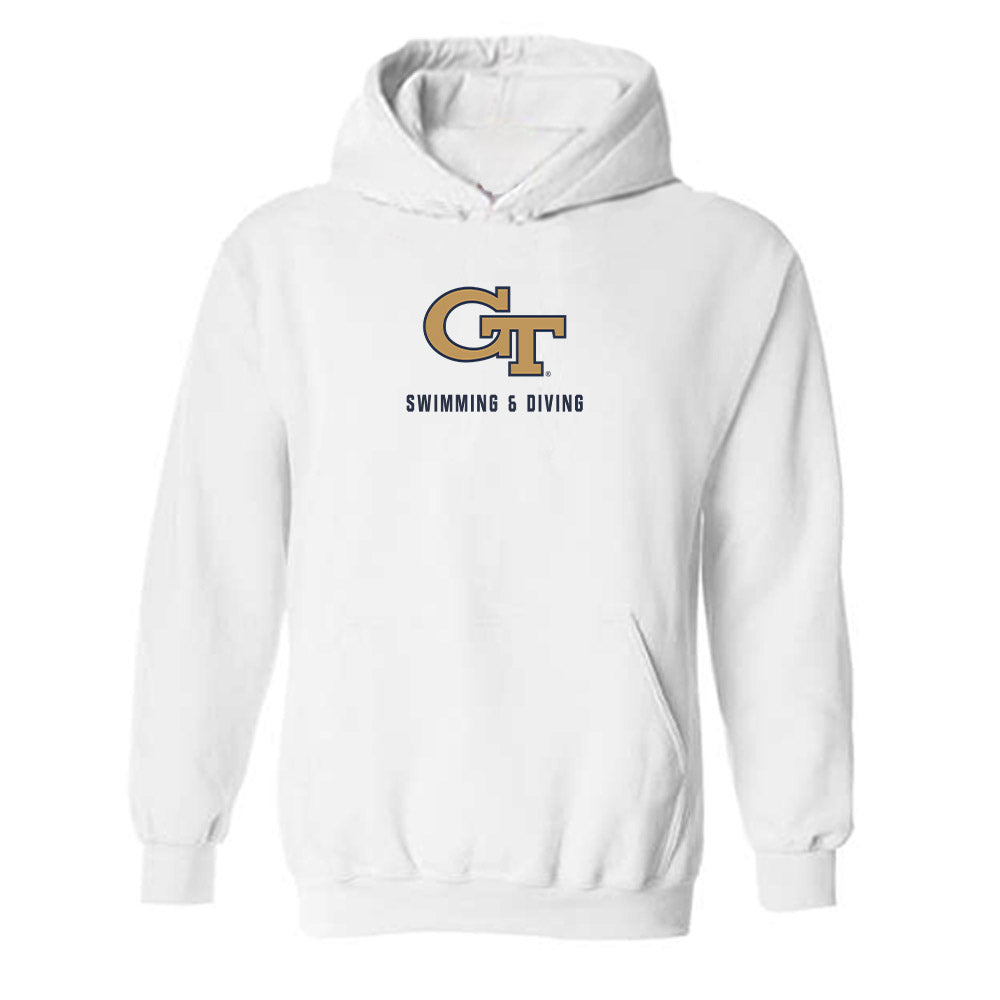 Georgia Tech - NCAA Women's Swimming & Diving : MaryGrace Guzzino - Classic Shersey Hooded Sweatshirt-0