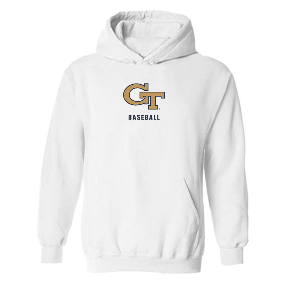 Georgia Tech - NCAA Baseball : Brett Barfield - Classic Shersey Hooded Sweatshirt-0