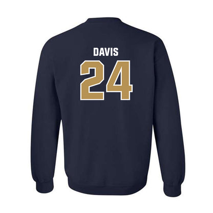 Georgia Tech - NCAA Football : Trenton Davis - Classic Shersey Crewneck Sweatshirt-1