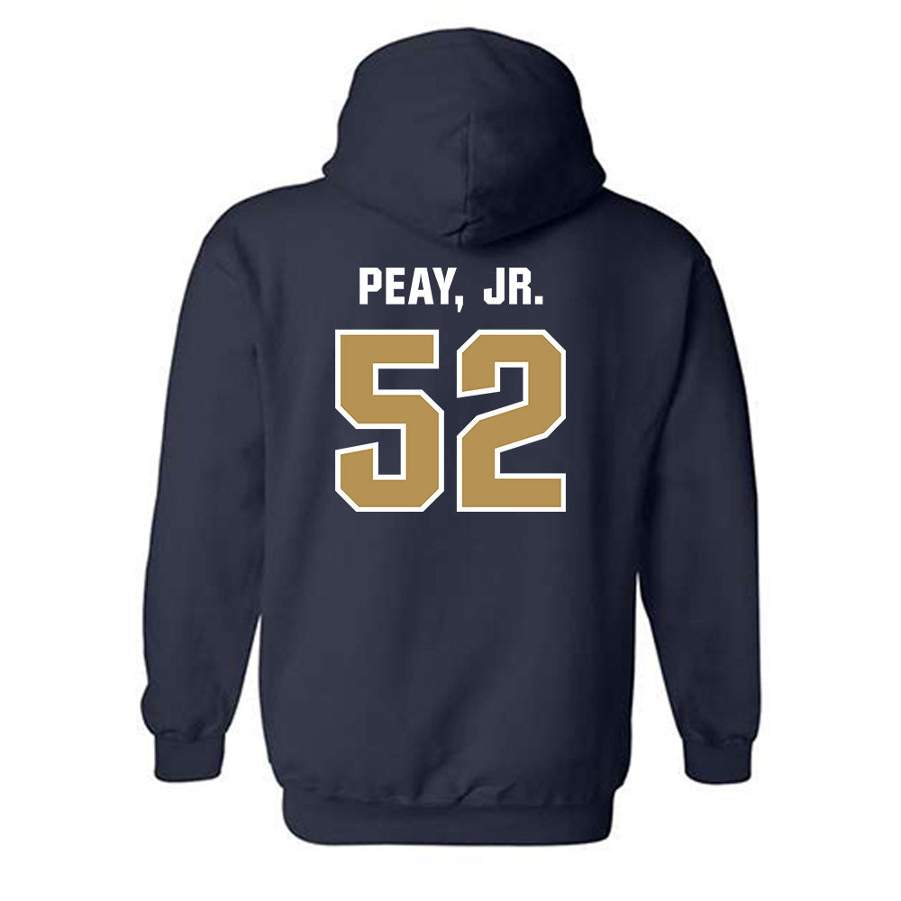 Georgia Tech - NCAA Football : Kevin Peay, Jr. - Classic Shersey Hooded Sweatshirt-1