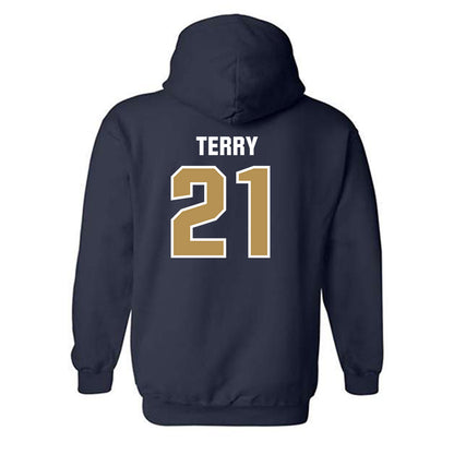 Georgia Tech - NCAA Football : Jaedyn Terry - Classic Shersey Hooded Sweatshirt-1