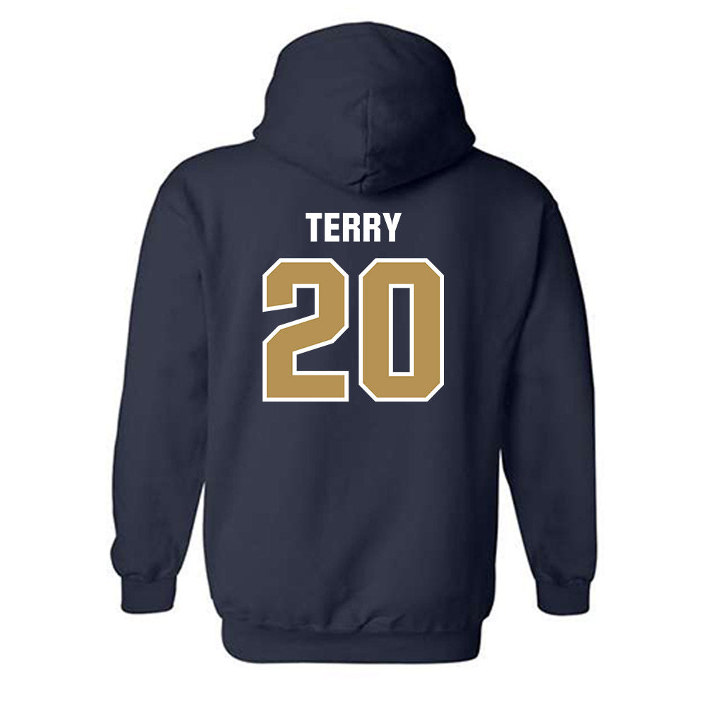 Georgia Tech - NCAA Football : Jaedyn Terry - Classic Shersey Hooded Sweatshirt-1
