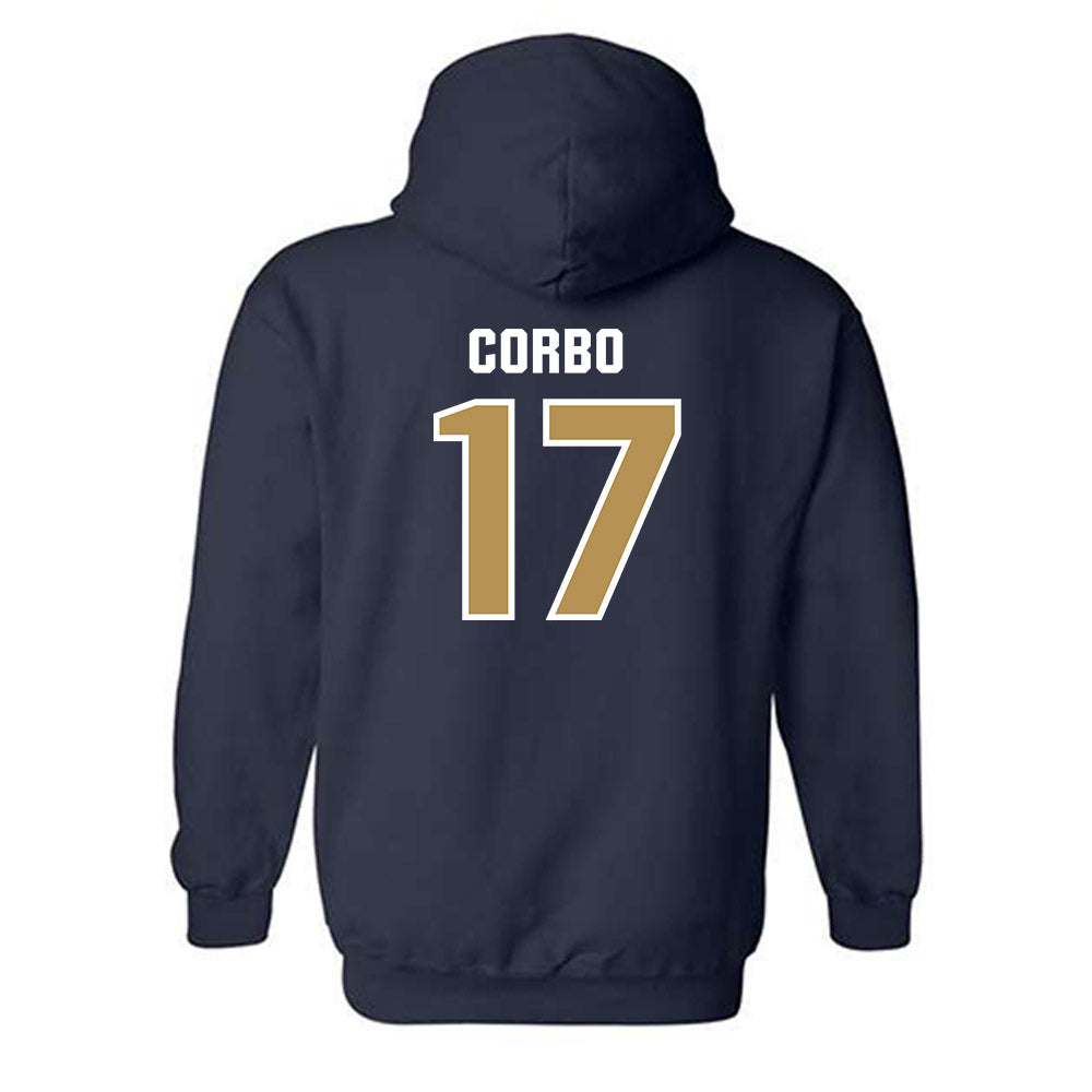 Georgia Tech - NCAA Football : Chris Corbo - Classic Shersey Hooded Sweatshirt-1