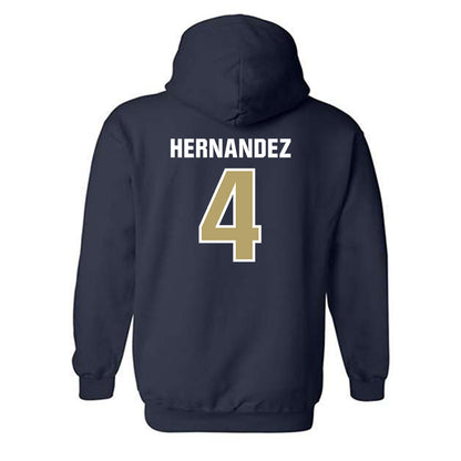 Georgia Tech - NCAA Baseball : Alex Hernandez - Classic Shersey Hooded Sweatshirt-1