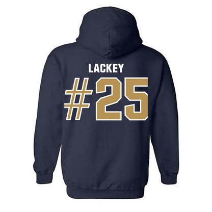 Georgia Tech - NCAA Baseball : Vahn Lackey - Classic Shersey Hooded Sweatshirt-1