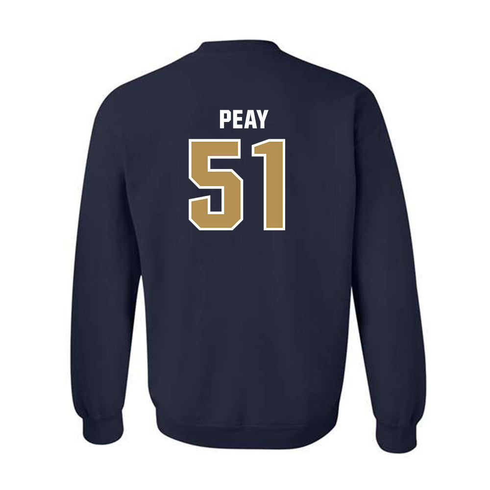 Georgia Tech - NCAA Football : Kevin Peay - Classic Shersey Crewneck Sweatshirt-1