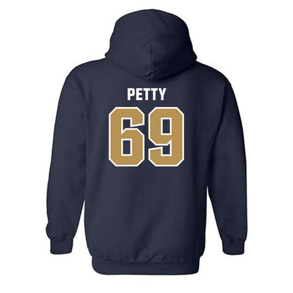 Georgia Tech - NCAA Football : Josh Petty - Classic Shersey Hooded Sweatshirt-1