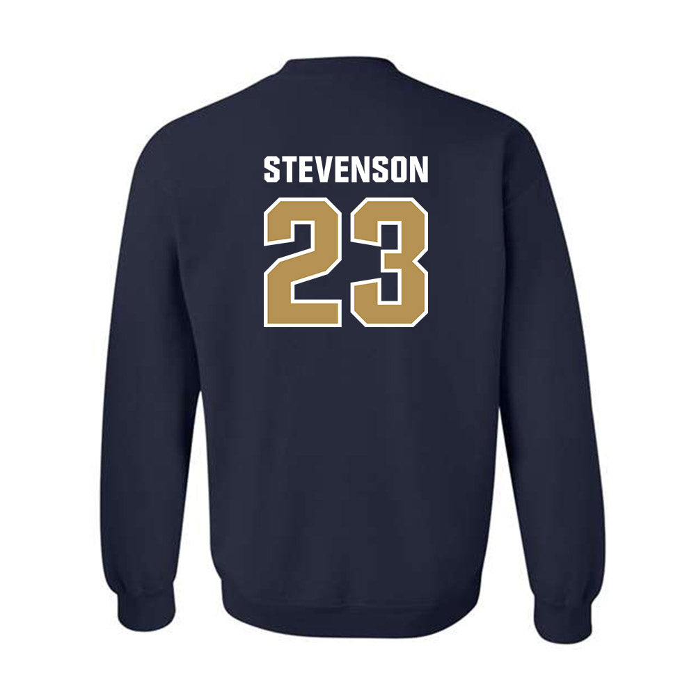 Georgia Tech - NCAA Football : Traeviss Stevenson - Classic Shersey Crewneck Sweatshirt-1