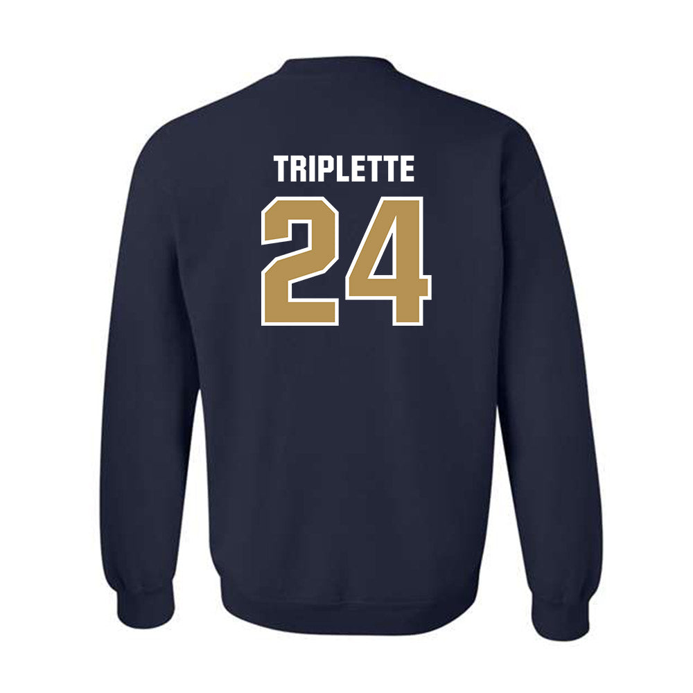 Georgia Tech - NCAA Football : Ronald Triplette - Classic Shersey Crewneck Sweatshirt-1