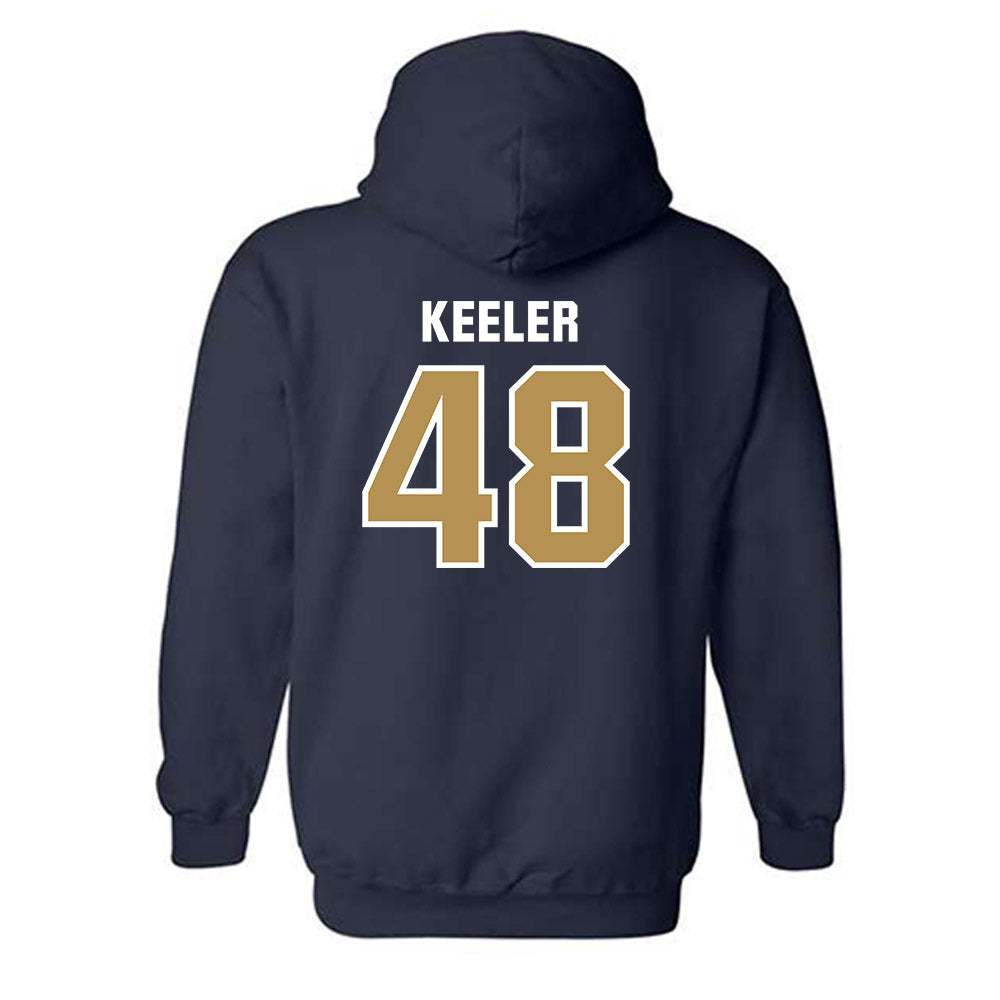 Georgia Tech - NCAA Football : Cal Keeler - Classic Shersey Hooded Sweatshirt-1
