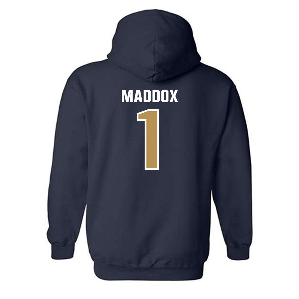 Georgia Tech - NCAA Football : Trelain Maddox - Classic Shersey Hooded Sweatshirt-1