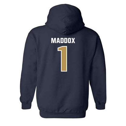 Georgia Tech - NCAA Football : Trelain Maddox - Classic Shersey Hooded Sweatshirt-1