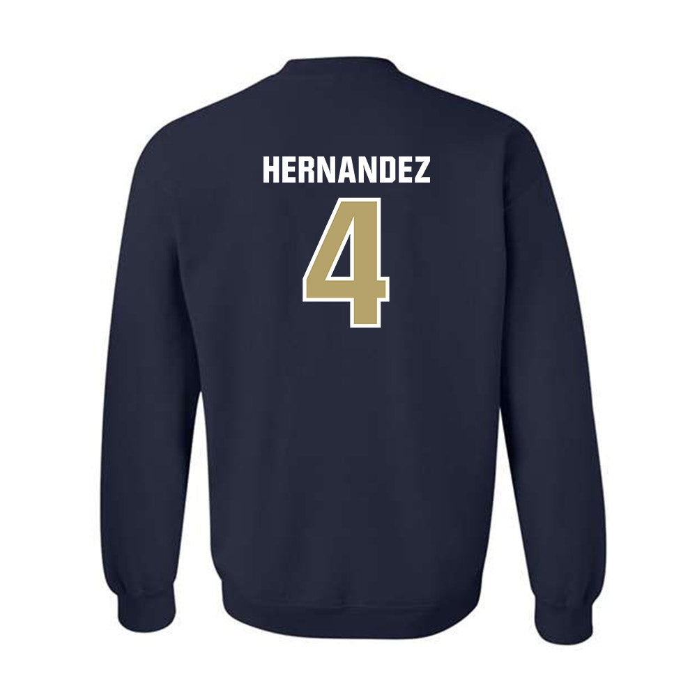 Georgia Tech - NCAA Baseball : Alex Hernandez - Classic Shersey Crewneck Sweatshirt-1