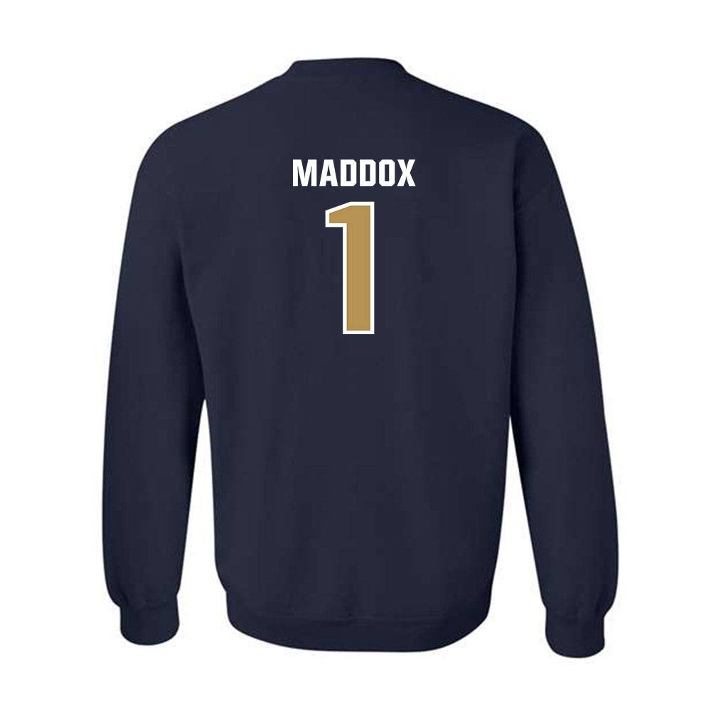 Georgia Tech - NCAA Football : Trelain Maddox - Classic Shersey Crewneck Sweatshirt-1