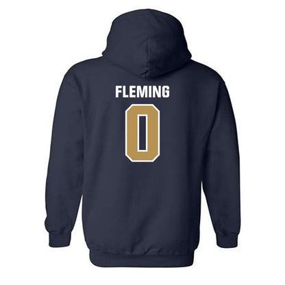 Georgia Tech - NCAA Men's Basketball : Akai Fleming - Classic Shersey Hooded Sweatshirt-1