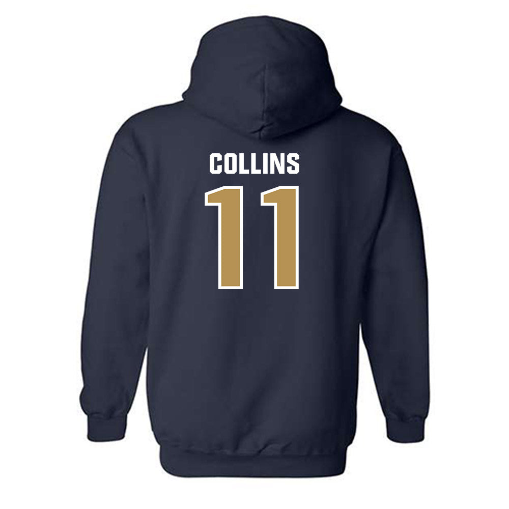 Georgia Tech - NCAA Football : Darnell Collins - Classic Shersey Hooded Sweatshirt-1
