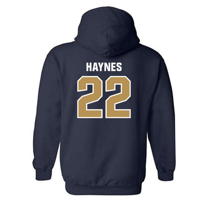Georgia Tech - NCAA Football : Justice Haynes - Classic Shersey Hooded Sweatshirt-1