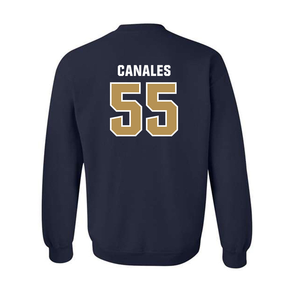 Georgia Tech - NCAA Football : Xavier Canales - Classic Shersey Crewneck Sweatshirt-1