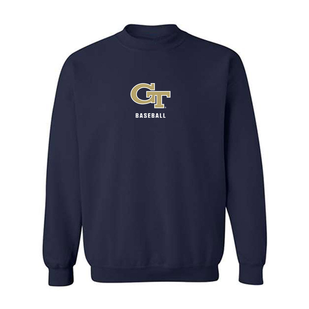 Georgia Tech - NCAA Baseball : Parker Brosius - Classic Shersey Crewneck Sweatshirt-0