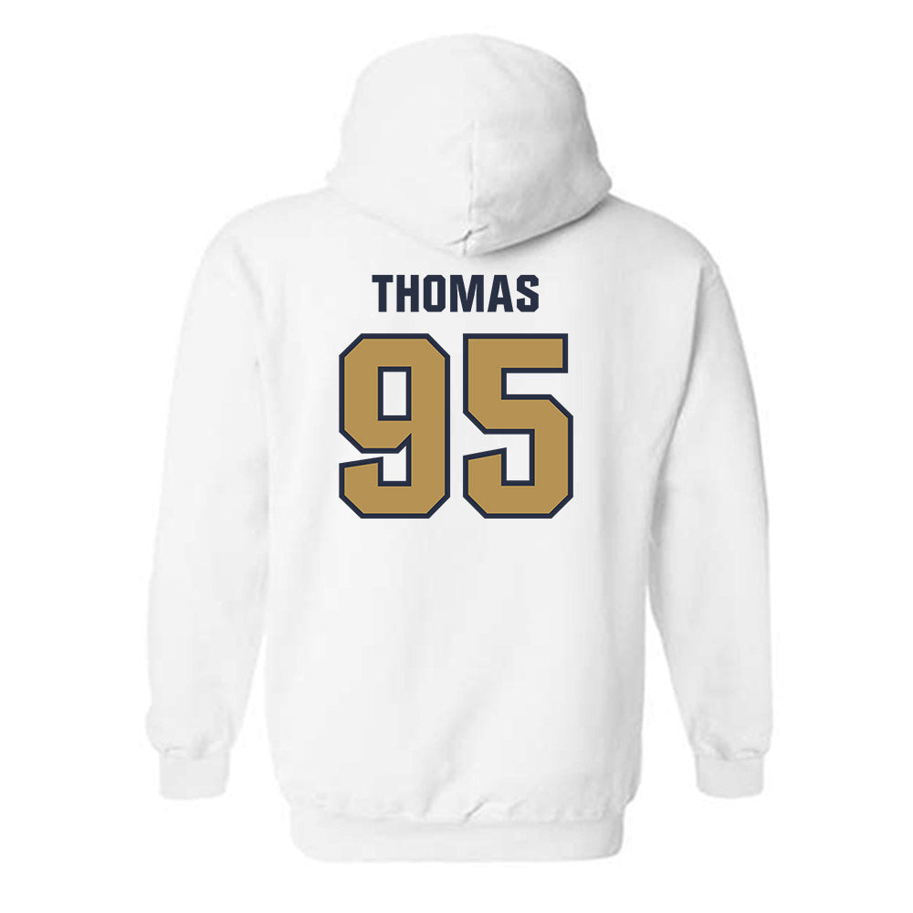 Georgia Tech - NCAA Football : Tawfiq Thomas - Classic Shersey Hooded Sweatshirt-1