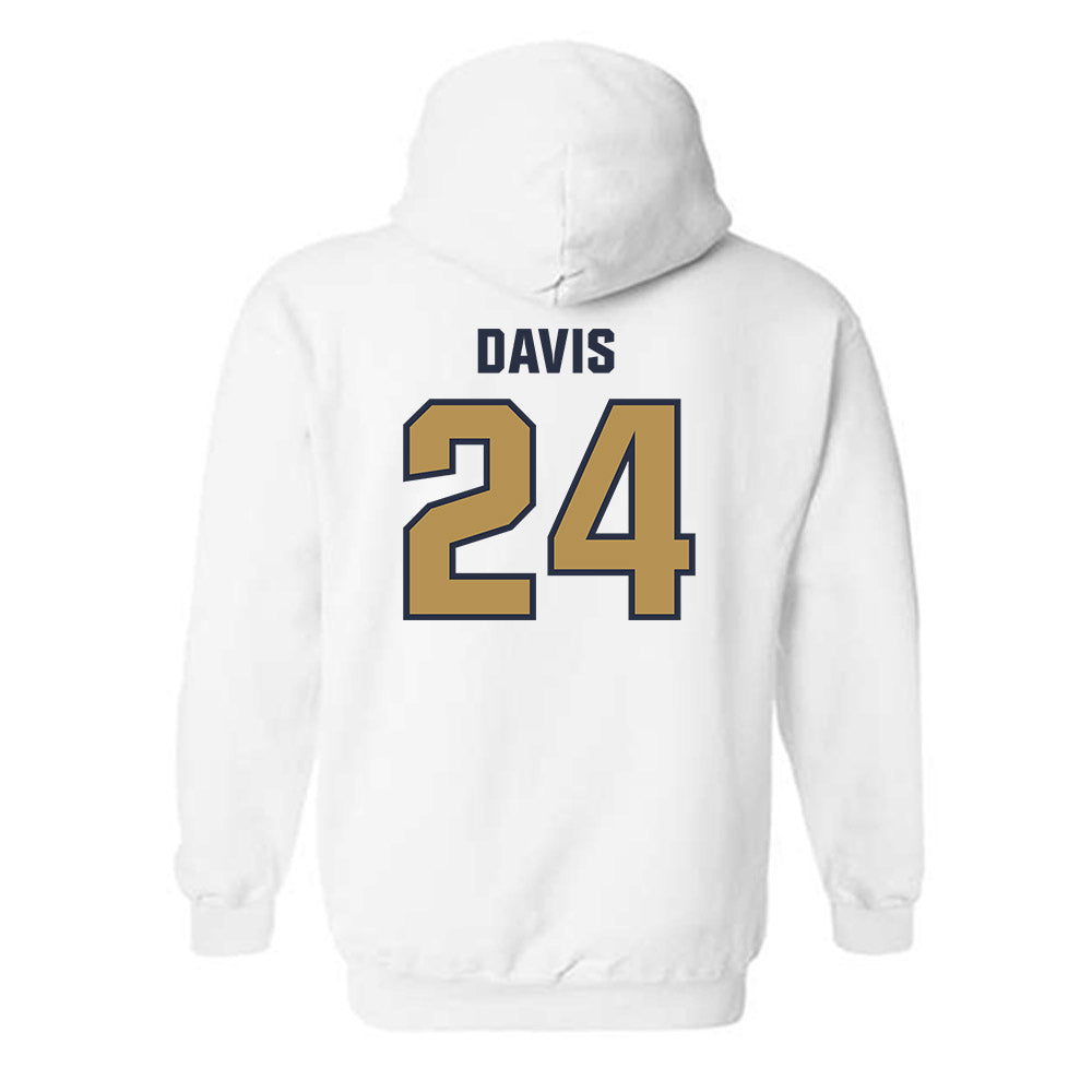Georgia Tech - NCAA Football : Trenton Davis - Classic Shersey Hooded Sweatshirt-1