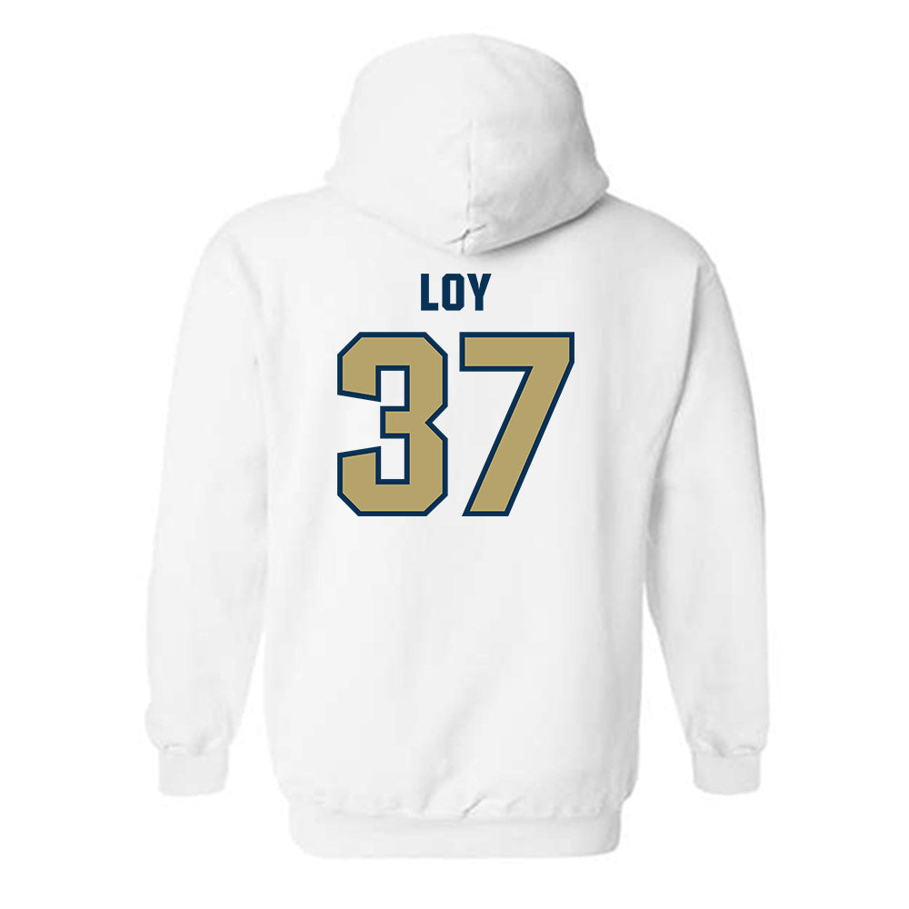 Georgia Tech - NCAA Baseball : Dylan Loy - Classic Shersey Hooded Sweatshirt-1