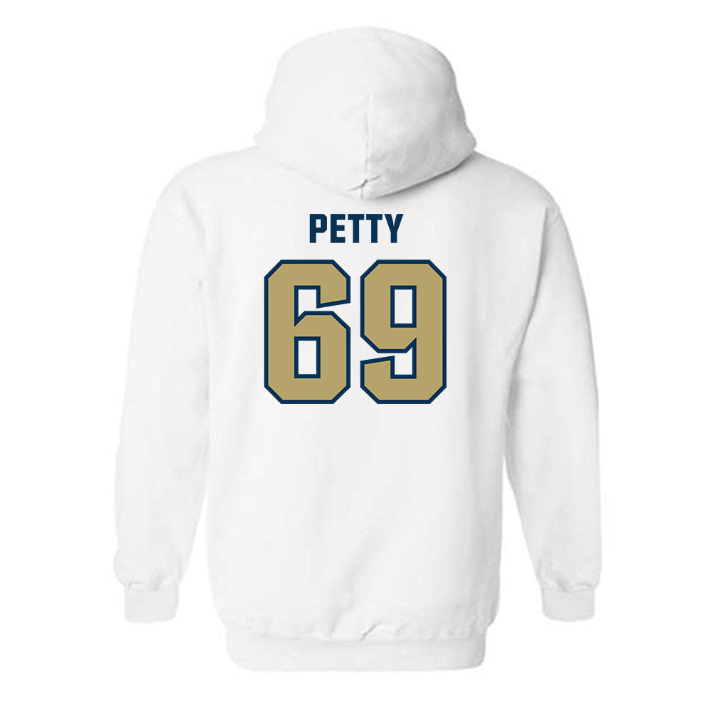 Georgia Tech - NCAA Football : Josh Petty - Classic Shersey Hooded Sweatshirt-1