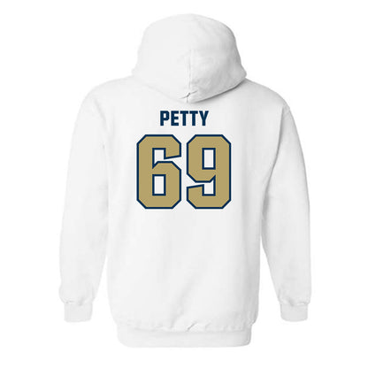 Georgia Tech - NCAA Football : Josh Petty - Classic Shersey Hooded Sweatshirt-1