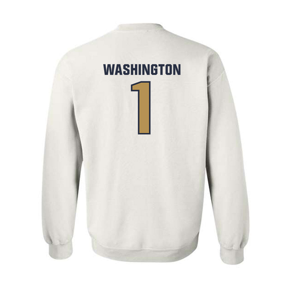 Georgia Tech - NCAA Men's Basketball : Lamar Washington - Classic Shersey Crewneck Sweatshirt-1