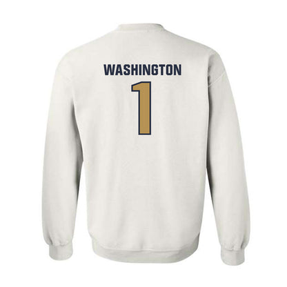 Georgia Tech - NCAA Men's Basketball : Lamar Washington - Classic Shersey Crewneck Sweatshirt-1
