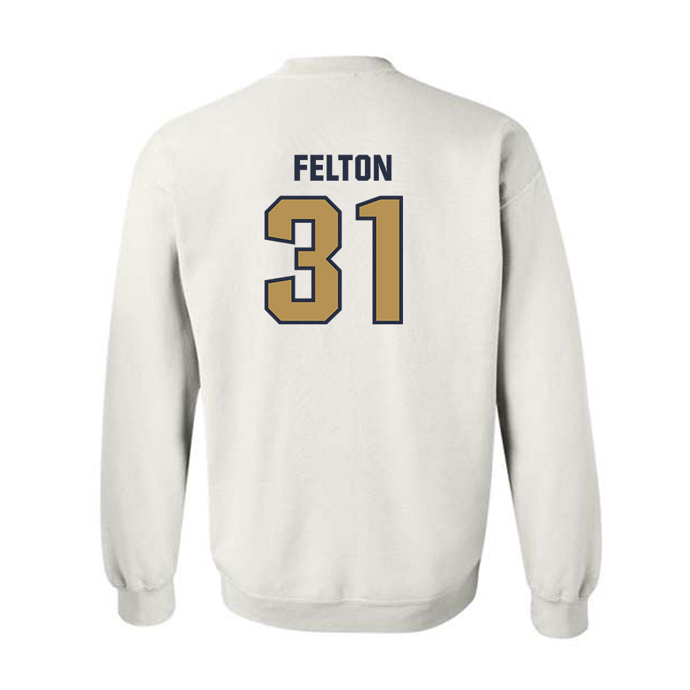 Georgia Tech - NCAA Football : Fenix Felton - Classic Shersey Crewneck Sweatshirt-1