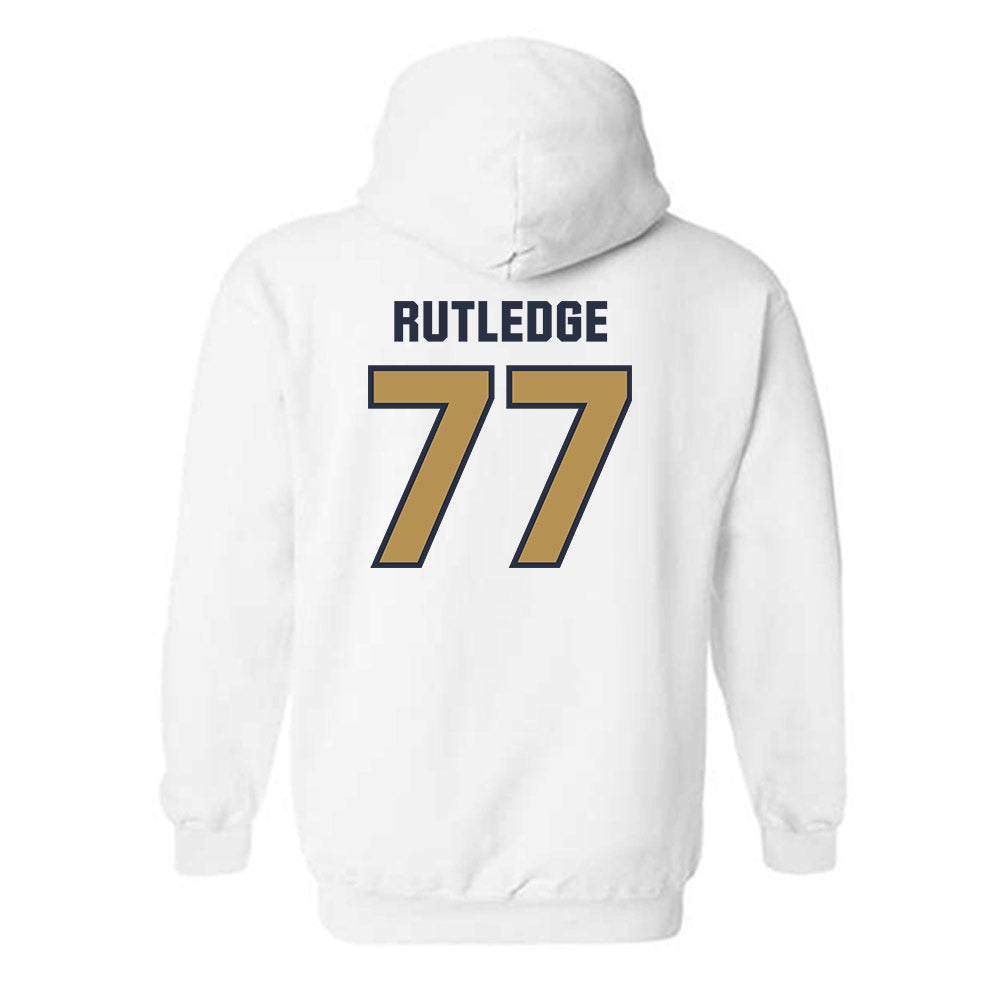 Georgia Tech - NCAA Football : Keylan Rutledge - Classic Shersey Hooded Sweatshirt-1