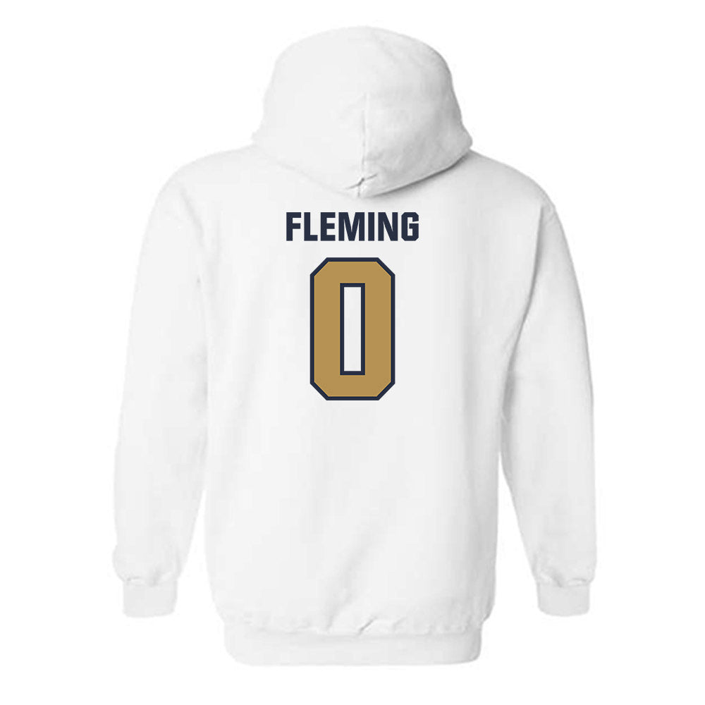 Georgia Tech - NCAA Men's Basketball : Akai Fleming - Classic Shersey Hooded Sweatshirt-1