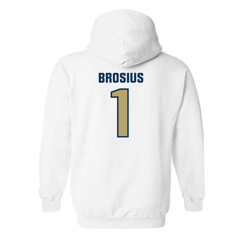 Georgia Tech - NCAA Baseball : Parker Brosius - Classic Shersey Hooded Sweatshirt-1