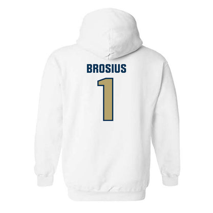 Georgia Tech - NCAA Baseball : Parker Brosius - Classic Shersey Hooded Sweatshirt-1