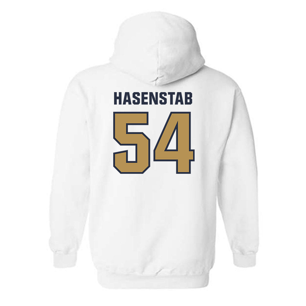 Georgia Tech - NCAA Baseball : Riley Hasenstab - Classic Shersey Hooded Sweatshirt-1